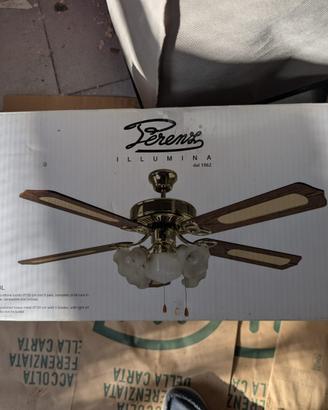 Ventilatore da soffitto Perenz con luce