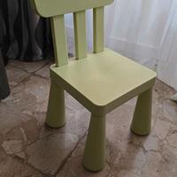 Seggiolino verde Ikea