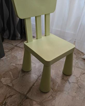 Seggiolino verde Ikea