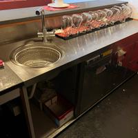 Banco bar con frigo