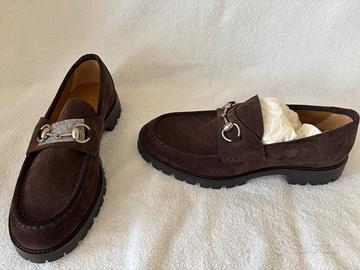Mocassini Gucci Sylke Horsebit Marroni