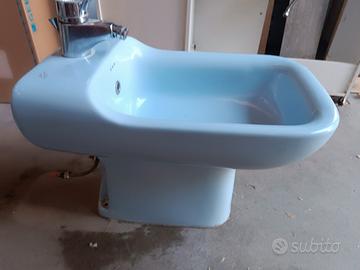 bidet ideal standard conca azzurro usato 