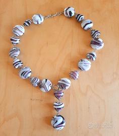 Collana in vetro di Murano vintage