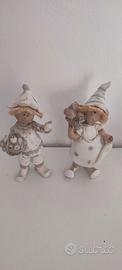 Figurine decorative, angioletti, pupazzetti