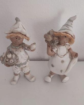 Figurine decorative, angioletti, pupazzetti