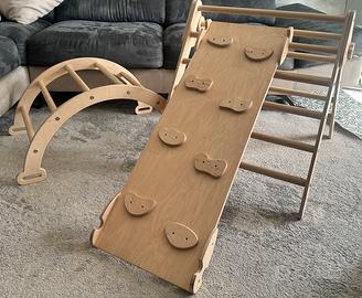 Montessori Woodandhearts palestra Triangle Ramp