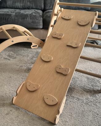 Montessori Woodandhearts palestra Triangle Ramp