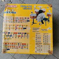 Drum set batteria giocattolo Bontempi