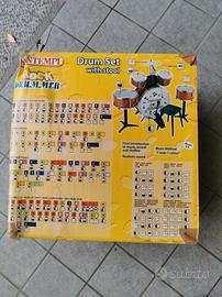 Drum set batteria giocattolo Bontempi