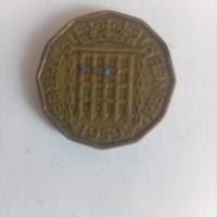 Moneta da 3 pence 1959