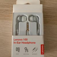 Auricolari earphones Lenovo cavo aux