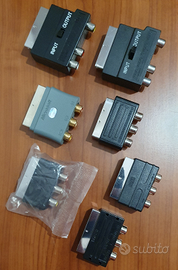 Adattatore SCART Svhs S-video RCA