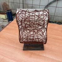 Lampade Balinesi di rattan e tessuto