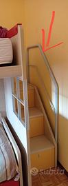 Scala cameretta a ponte con corridoio