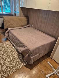 Letto contenitore una piazza e mezzo 