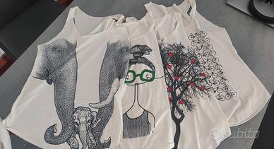 4 canotte da notte +1 omaggio