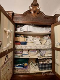 Armadio antico ben conservato due ante fine 800