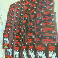 74 card stranger things panini