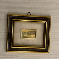 Quadretto foglia oro