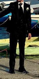 Vestito Sposo nero brillantino