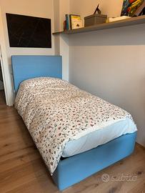 Letto singolo con contenitore Stilfar Italia
