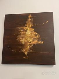 Coppia di quadri su tela