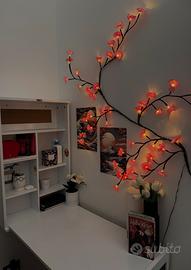 Scrivania con libereria intergrata/workstation