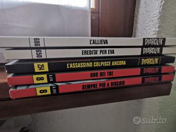 Lotto 5 Fumetti Diabolik originali – Buono stato