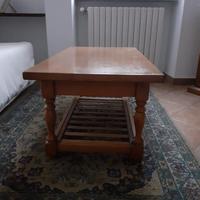 Tavolino salotto colore noce chiaro