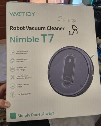 Robot lava e aspirapolvere Vacdity Nimble T7