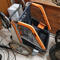 porta bambini per bicicletta con attacco