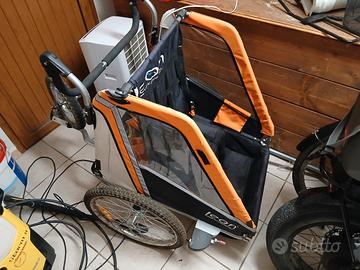 porta bambini per bicicletta con attacco