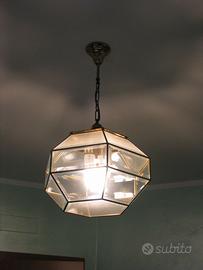 Lampadario Lanterna Vintage Anni 70/80