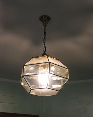 Lampadario Lanterna Vintage Anni 70/80
