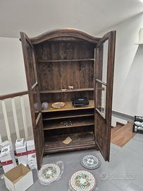Vetrina credenza rustica