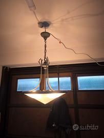 lampadario shabby chic 