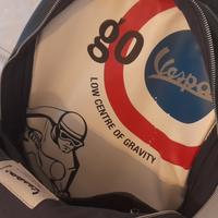 Zaino Vespa in pelle Blu