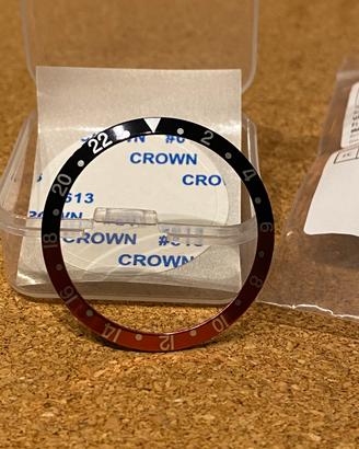 Ghiera per GMT Master 2 rossa e nera