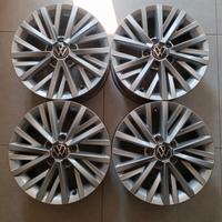 4 cerchi lega volkswagen t-roc r16 lt003017