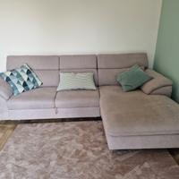 Divano letto con penisola a destra