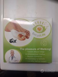 Tutore alluce valgo 6 pezzi in silicone morbido 