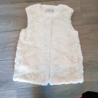 pellicciotto bimba smanicato