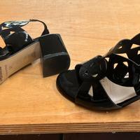 Sandali vernice nera Melluso 37