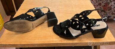 Sandali vernice nera Melluso 37