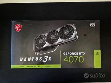 MSI RTX 4070 Ventus3x 12GB 