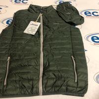 PIUMINO UOMO DARK GREEN/KHAKI TAGLIA L