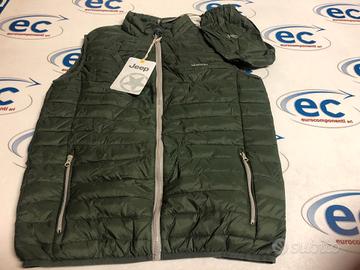 PIUMINO UOMO DARK GREEN/KHAKI TAGLIA L