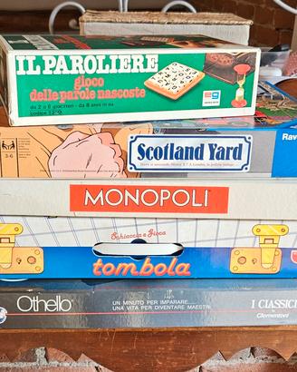 Paroliere,  Scotland Yard, Monopoli, Tombola, Othe