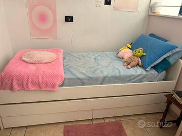 Letto contenitore estraibile bambini