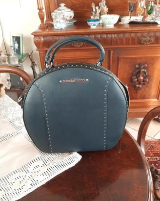 Borsa regular blu in poliuretano - roccobarocco